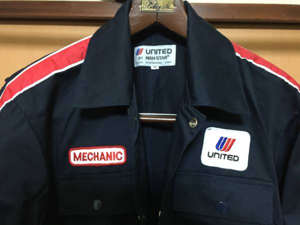 激レア アンティーク ユナイテッド航空 整備士用ツナギ 未使用品