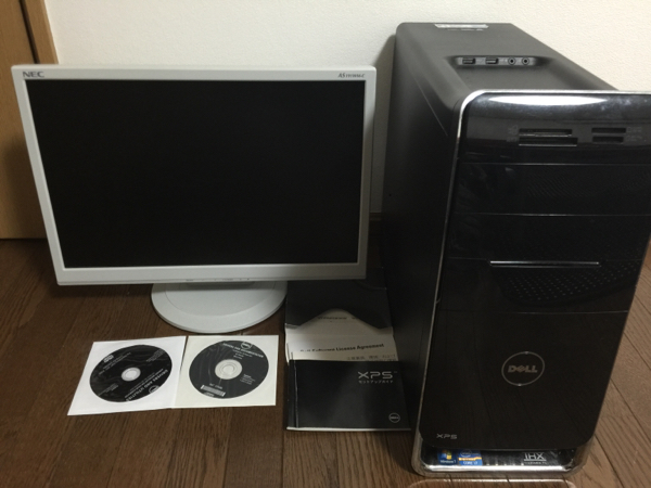 DELL xps8300 /i7/8GB/1TB/Win7 モニタ付送料無 (値下) Dell Xps 8300