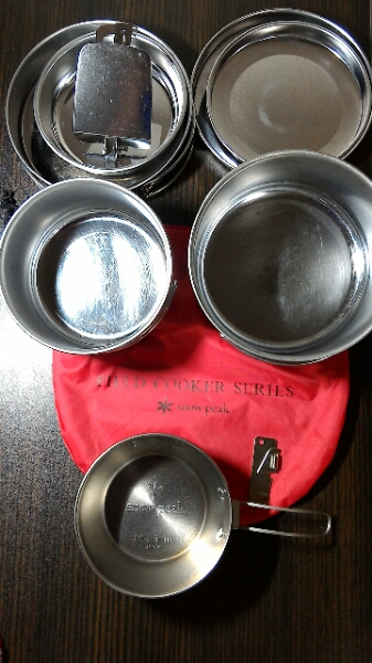 スノーピーク　クッカー・チタンカップセット_1