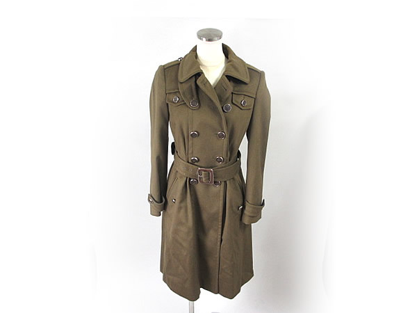 ★GUCCI / グッチ トレンチ ウールコート サイズ36