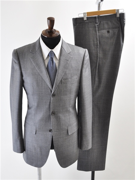 6D101】試着程度 エディフィス シングルスーツ ノータック 48 A6