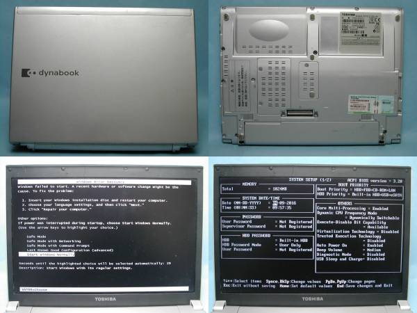 Dynabook RX2 SJ140E　ジャンク(J888)