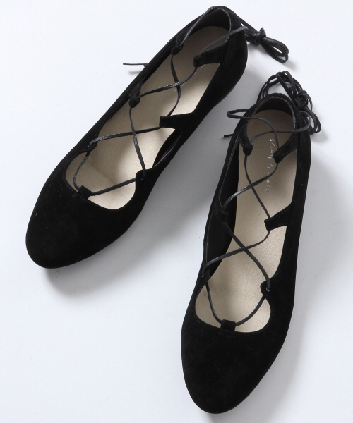 今期アパートバイローリーズ/レースアップインヒールパンプス