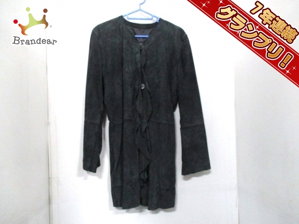 ジョルジオアルマーニ コート 38 レディース 黒 GIORGIOARMANI