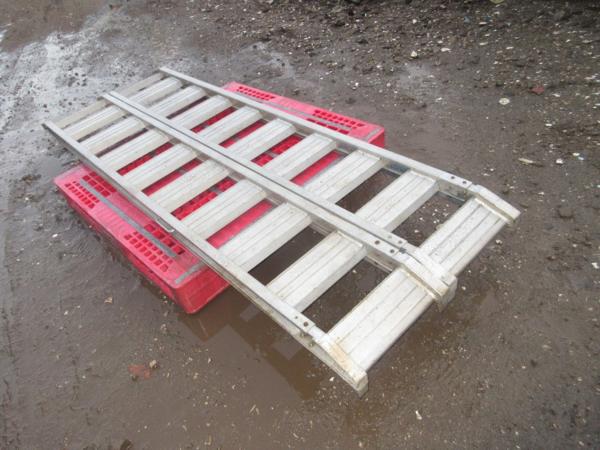 『1組0.8t用』アルミブリッジ道板ユンボ耕運機トラクター仮設