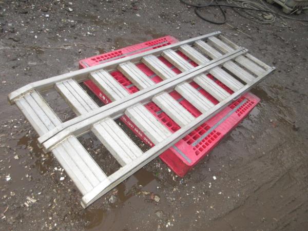 『1組0.8t用』アルミブリッジ道板ユンボ耕運機トラクター仮設