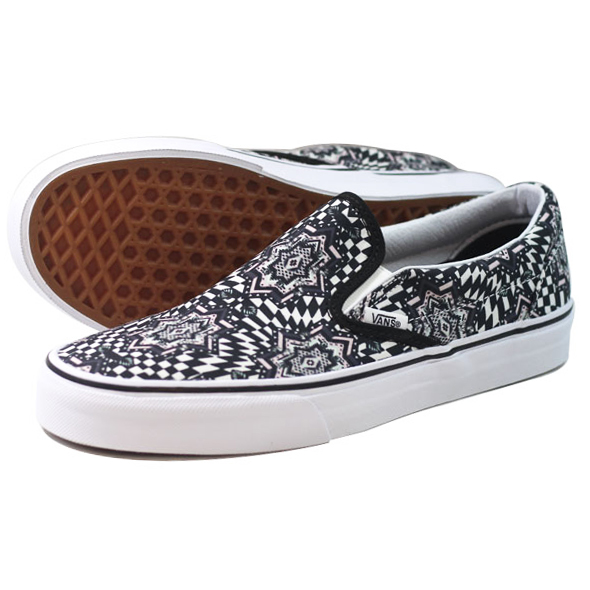 格安VANSバンズSLIP-ONスリッポンChecker Kaleidoscope25.5cmQ&U