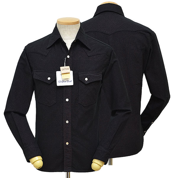 フラットヘッド 新品 フランネルウエスタン 38 #G893_FNW-63W●5