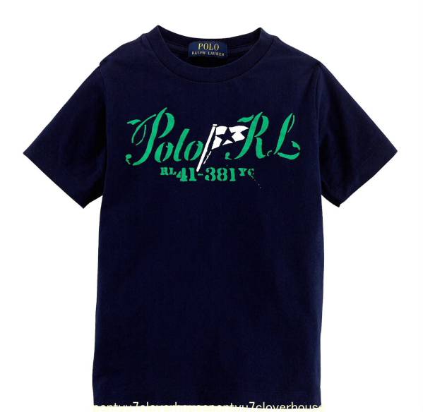 新品タグ付き【ラルフローレンＴシャツ】POLO RL マリン 140cm