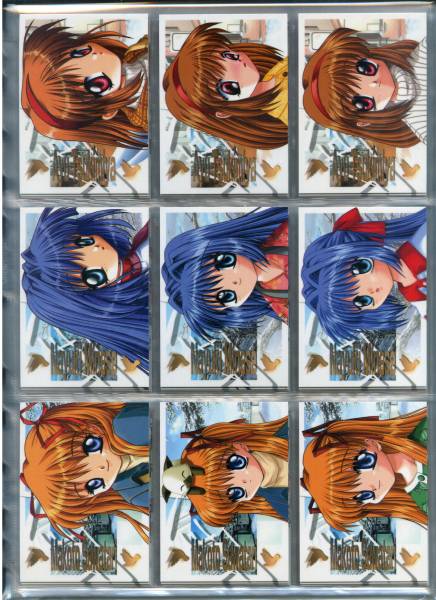 トレカコンプ]Key Collection 初版 AIR key B.C.D.E賞コンプリート