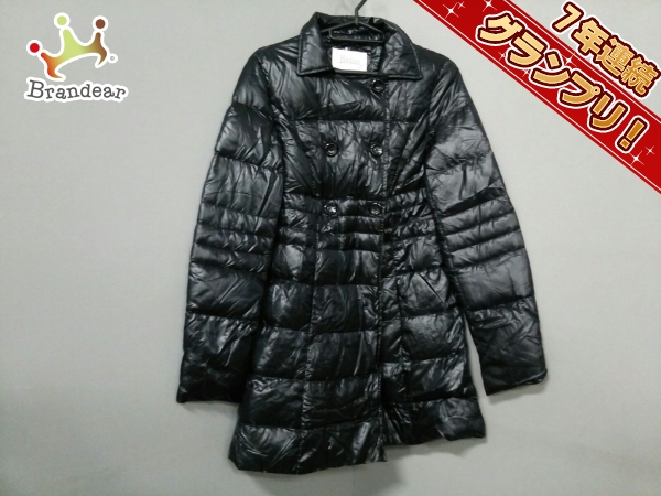 ヘルノ ダウンコート レディース 美品 黒 薄手 HERNO HERNO(ヘルノ