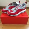 SUPREME NIKE AIR MAX 98 RED 9.5 27.5 赤 エアマックス ナイキ