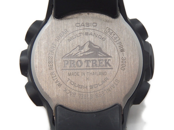 CASIO PRO TREK トリプルセンサー PRW-3000 ソーラー Y1857412 か行