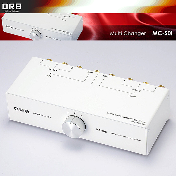 週末値下げ ORB MC-S0i アンプスピーカーセレクター □□ ORB 3ch パワーアンプ・スピーカーセレクター MC-S0i 税込 オーブ