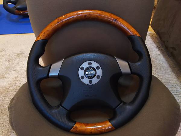 日産純正OP　momo　ウッドコンビ　メイプル　BCNR33　