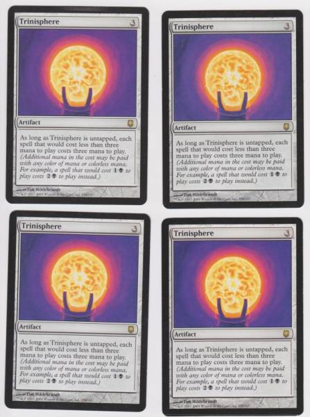◆三なる宝球/Trinisphere　4枚セット（英）◆