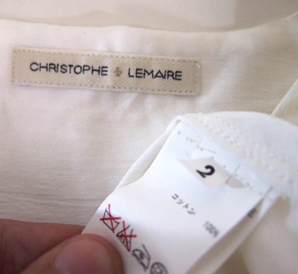 LEMAIRE クリストフルメール プルオーバー ロングシャツ 2