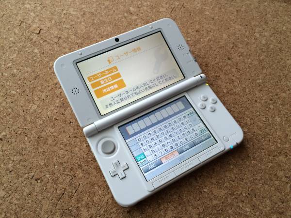 LL 3DS ニンテンドー3DS 本体 New ホワイト 動作品 画面難 1円スタート