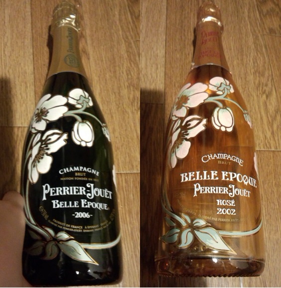 ベルエポック ダミーボトル 白＆ロゼ 展示用 PerrierJouetBelleEpoque