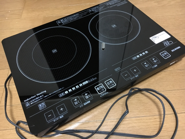送料無料☆　アイリスオーヤマ　ＩＨクッキングヒーター　14年式