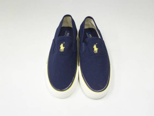 新品 ポロラルフローレン ワンポイント スリッポン スニーカー