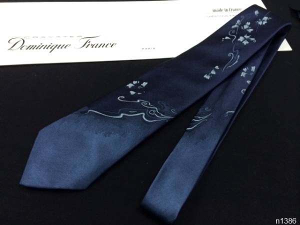 未使用品】ドミニクフランス 希少Peau de Soie 最高級ネクタイ TIE