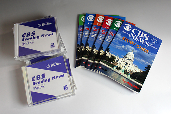 東京SIM外語学院 SUPER ELMER CBS 英語教材セット ニュース教材 SIM スーパーエルマー CBSコース イブニングニュース 英語教材 学習