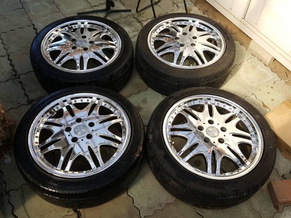 ＠17インチメッキホイール4本セットジャンク＠