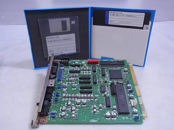 PC-98 NEC PC-9801-86サウンドボード FD付 ジャンク/M1848/1