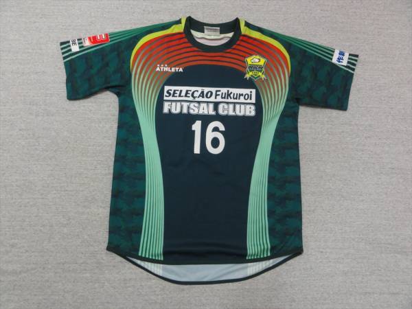 【USED】 ATHLETA製 Fリーグ デウソン神戸 須藤慎一 実使用#16