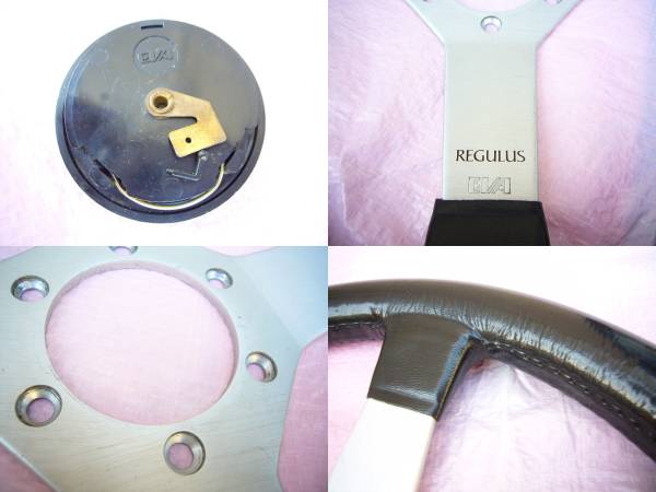REGULUS EVA 当時物 ホーンボタン付き ウッドステアリング 希少・当時