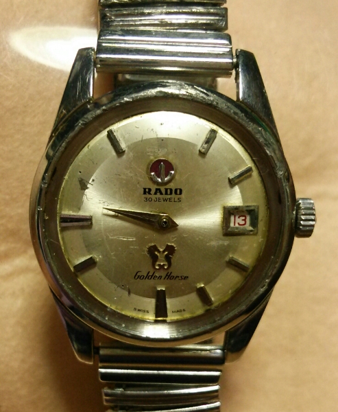 RADO GoldenHorseラドーゴールデンホース30石 ゴールド色ジャンク ジャンク】RADO Golden Horse/ラドー ゴールデン ホース 30石 RADO