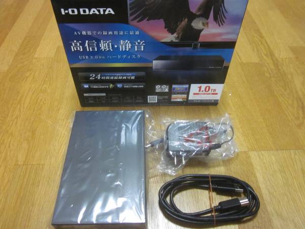 I・O DATA TV録画用USB外付ハードディスク AVHD-AUT1.0B ☆