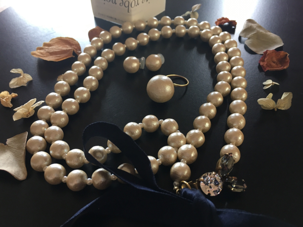 プティローブノアー 3点豪華セット ネックレス 指輪 イヤリング