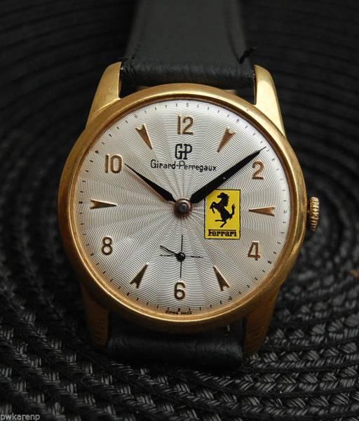 ★貴重★ジラールペルゴ アンティーク　フェラーリ 18K 手巻