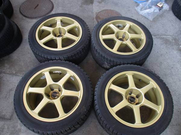 245/45R17　AVS　BCNR33　GT-R　114.3　5穴　OFF+20　ICEGUARD