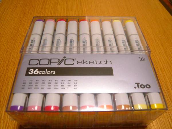 ほぼ未使用】コピック Ciao 36色＋36色 sketch1色 カラーペン Amazon