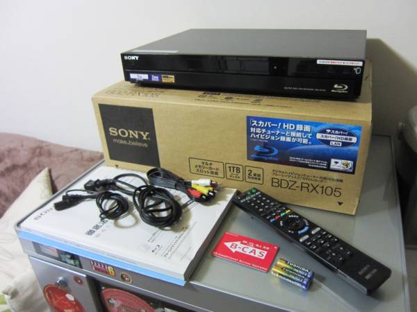 SONY ブルーレイレコーダー BDZ-RX105 1TB 家電、AV、カメラ ソニー