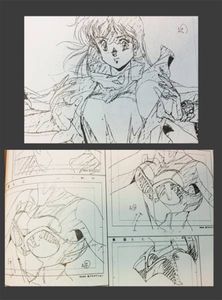 ボーグマン 原画集 OP・アイキャッチ 106P ★ 菊池通隆 麻宮騎亜