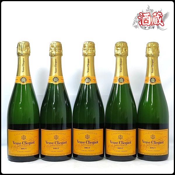 BL927◆ ヴーヴクリコ ◆ イエローラベル ◆5本 セット