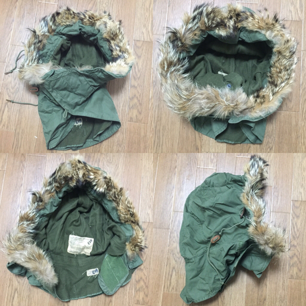 希少 米軍実物 M-65 コヨーテフード M-51 モッズ 古着 bdu 希少