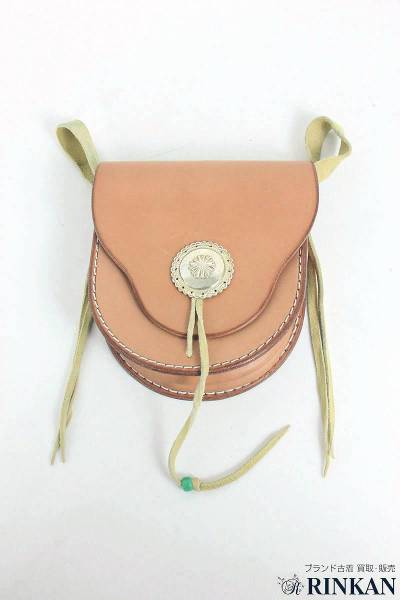 ゴローズ/フラワーコンチョ サドルレザーメディスンバッグ【08】