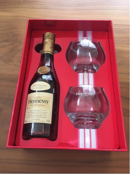Hennessy ヘネシー VSOP グラス2個セット(未開封)コニャック Hennessy