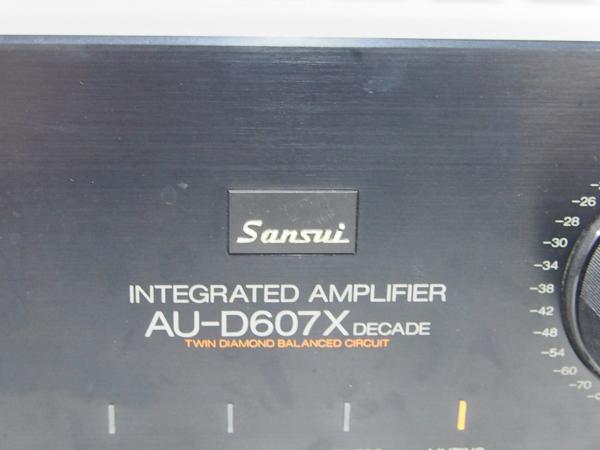 買い正規店 SANSUIインテグレーテッドアンプAU-D607X Decade ◇ 4544D