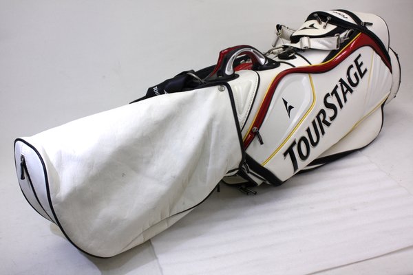 新作入荷，送料無料 【TOURSTAGE/ツアーステージ】ゴルフバッグ/白/ya1252
