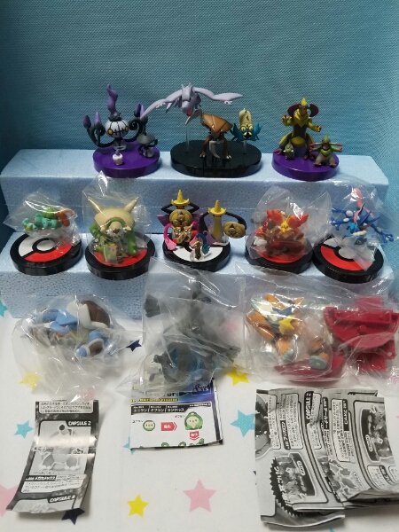 ポケモン■立体ポケモン図鑑■大量セット、色違いあり、プテラ等