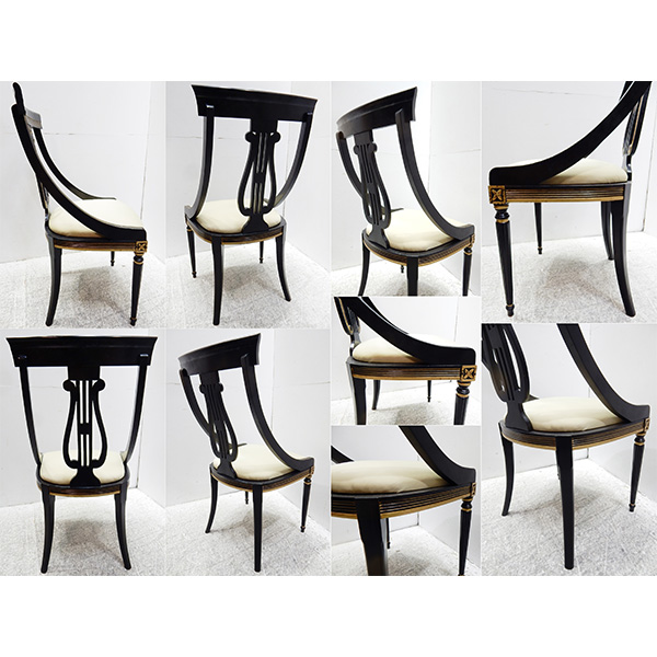 □S057/美品/IDC大塚家具/クラシック/ダイニングチェア/1脚