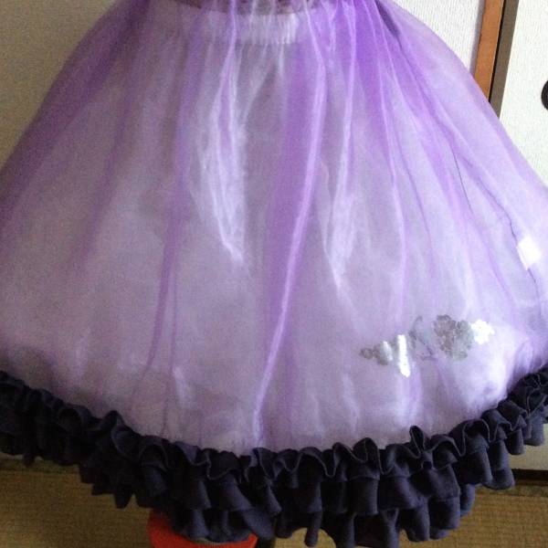 Triple fortune トリプルフォーチュン オーガンジーパニエ 紫