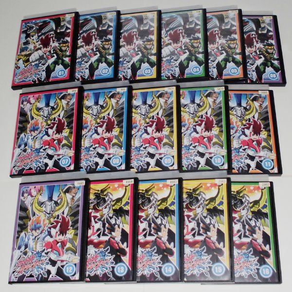 ☆ガイストクラッシャー 全25巻のうち1～16巻まで レンタル版DVD
