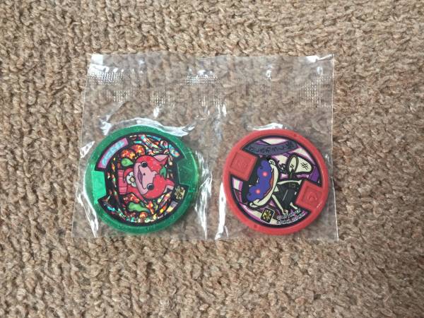 妖怪メダル真打 イチゴニャン&ざしきわらし怪★未登録★送料62_1